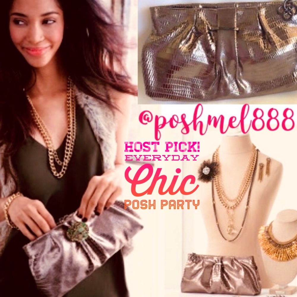 Stella & Dot | La Coco [RetiredLimitedEd] Metallic Clutch
